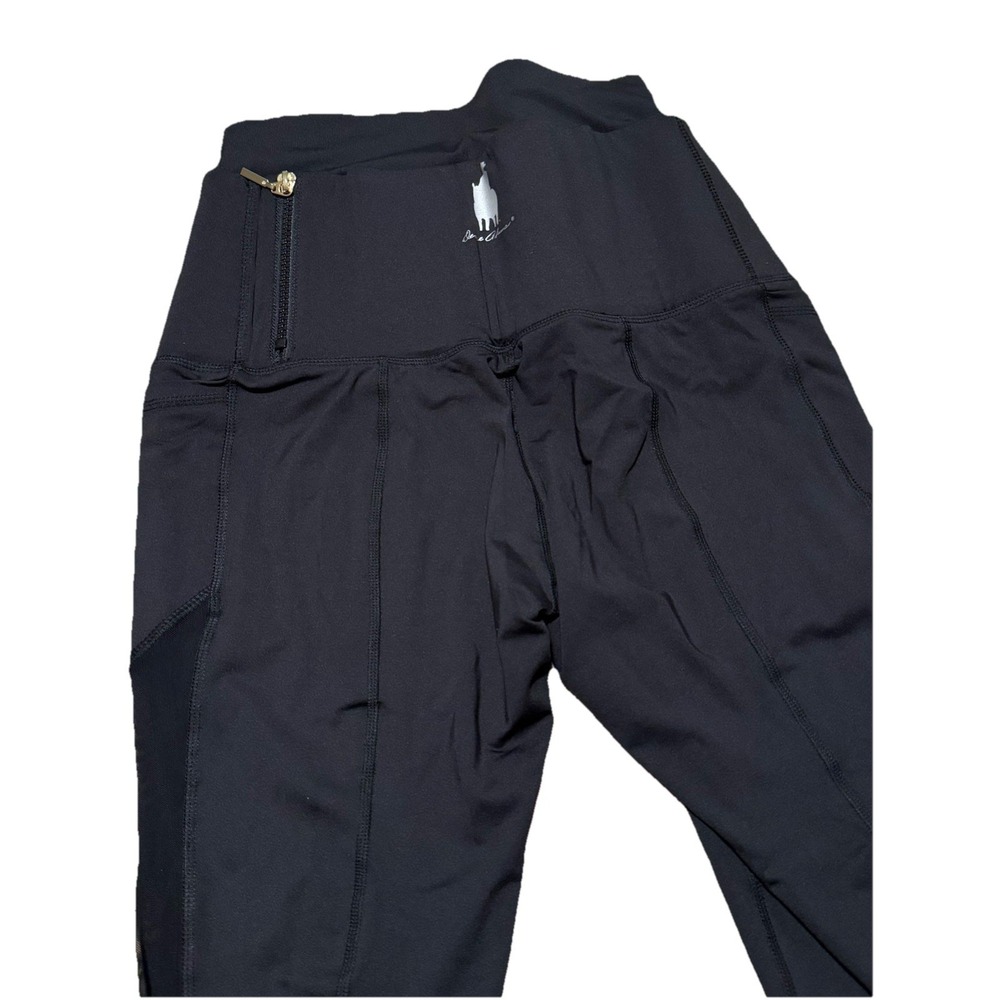 Dene Adams Women's Size M Concealed Carry Tactical Leggings Black Zipper‎ - Picture 2 of 9
